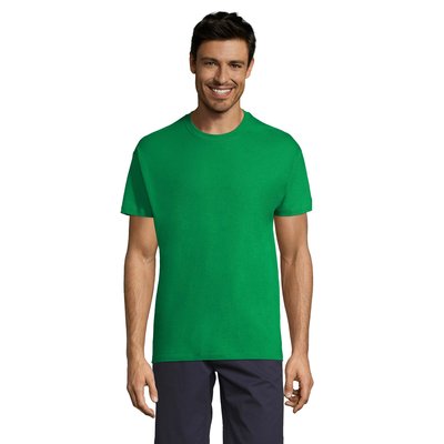 Camiseta Unisex Algodón 43 Colores Solo Personalizada Verde 3XL