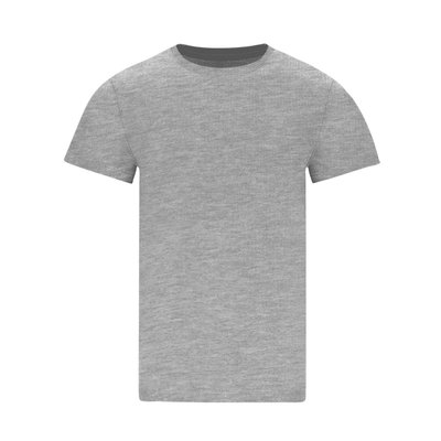 Camiseta unisex de algodón cuello redondo Gri Xxl