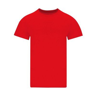 Camiseta unisex de algodón cuello redondo Roj S