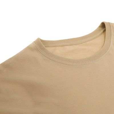Camiseta unisex de algodón cuello redondo