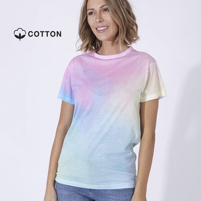 Camiseta Unisex Algodón Multicolor