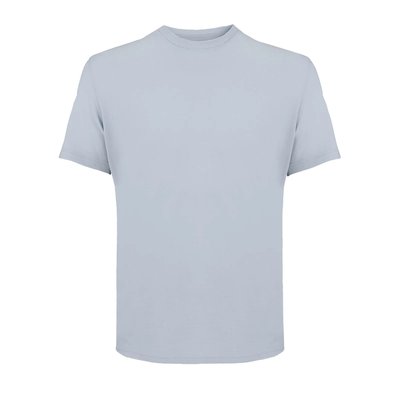 Camiseta unisex de algodón peinado Azul Claro M