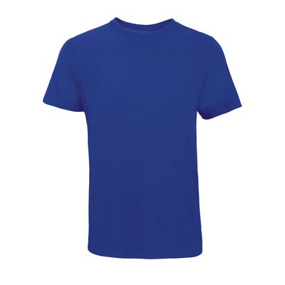 Camiseta unisex de algodón peinado Azul Real 2 L