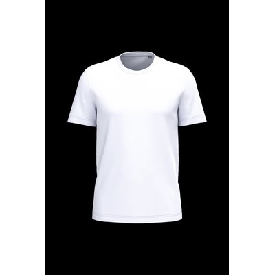 Camiseta unisex cuello redondo White L