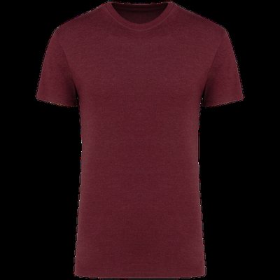 Camiseta unisex cuello redondo Wine Heather XXL