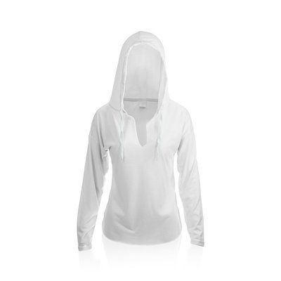 Camiseta Unisex Manga Larga con Capucha Bla S