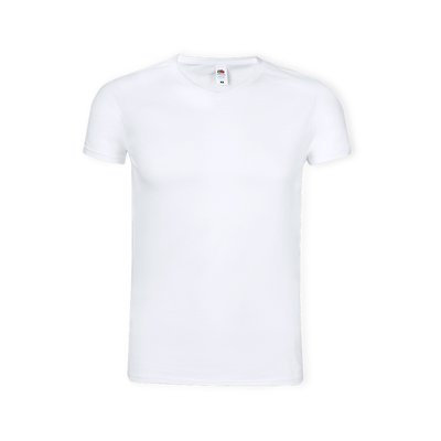 Camiseta V-Neck Blanca Adulto Bla XXL