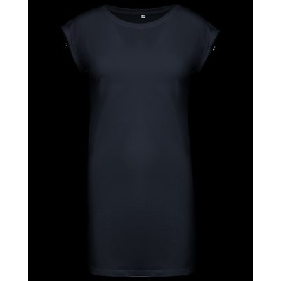 Camiseta vestido mujer algodón Navy L/XL