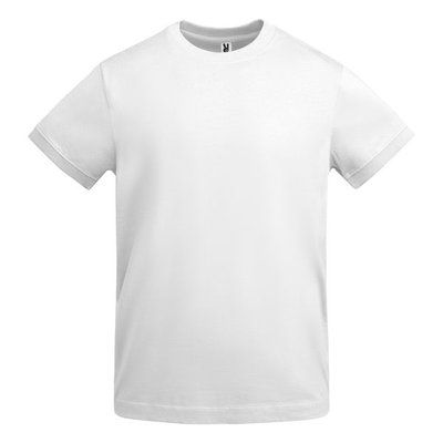 Camiseta Gruesa Algodón Hombre Blanco S