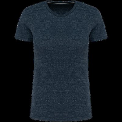 Camiseta vintage mujer algodón Night Blue Heather XXL