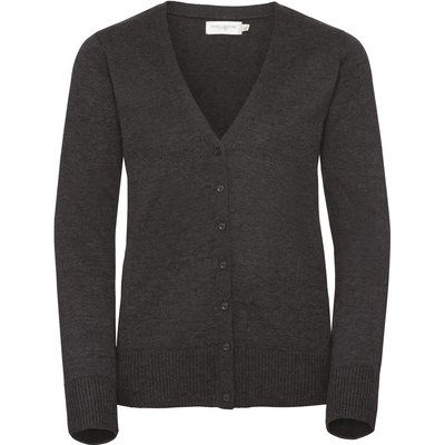 Cárdigan mujer cuello pico 50% algodón Charcoal Marl L