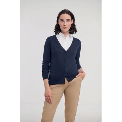 Cárdigan mujer cuello pico 50% algodón
