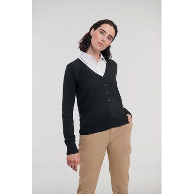 Cárdigan mujer cuello pico 50% algodón