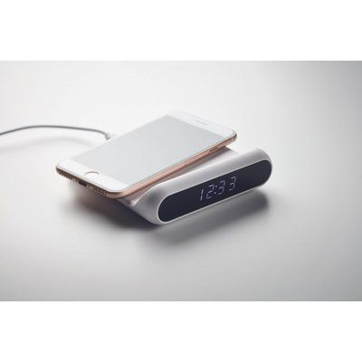 Cargador 10W con Reloj Despertador LED
