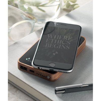Cargador 15W y Power Bank Acacia