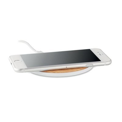 Cargador 5W con Bambú Ø10cm