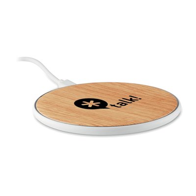 Cargador 5W con Bambú Ø10cm
