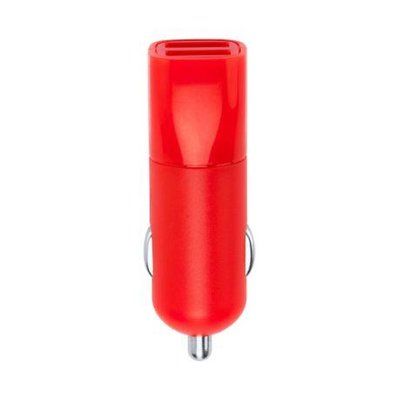 Cargador de coche 2100 mAh Rojo Talla Única Adulto