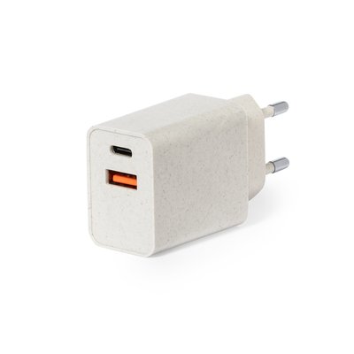 Cargador de Enchufe Rápido USB y Tipo C Eco