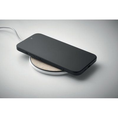 Cargador inalámbrico 15W corcho y algodón