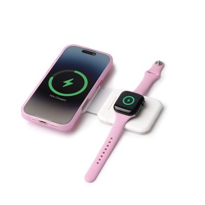 Cargador inalámbrico 3 en 1 plegable 15W