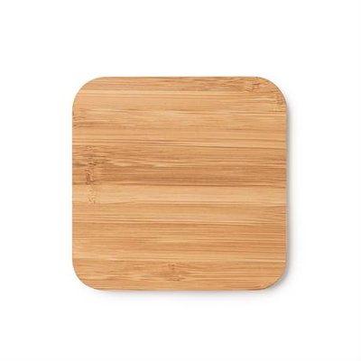 Cargador inalámbrico de bambú con 5W