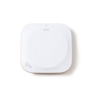 Cargador inalámbrico de carga rápida 10W Blanco