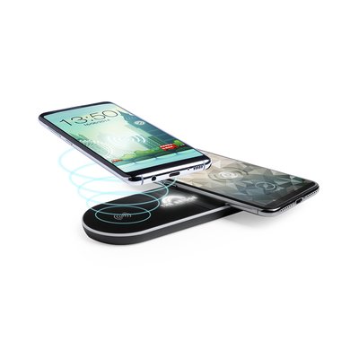 Cargador inalámbrico doble personalizable
