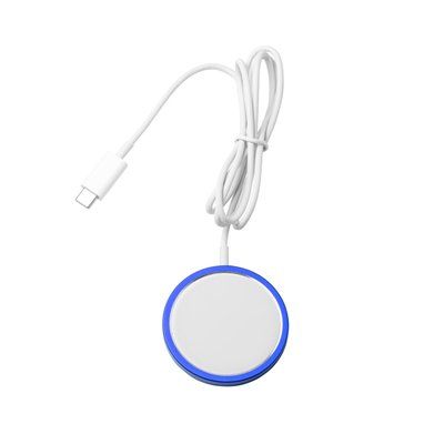 Cargador inalámbrico magnético de aluminio reciclado Royal