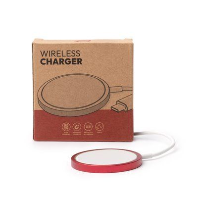 Cargador inalámbrico magnético de aluminio reciclado