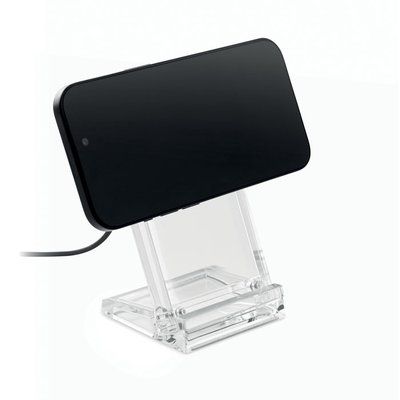 Cargador inalámbrico con soporte para teléfono