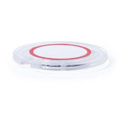 Cargador inalámbrico circular transparente