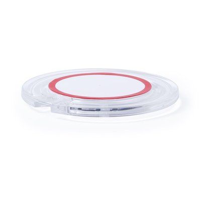 Cargador inalámbrico circular transparente