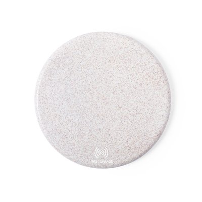 Cargador Ø10cm Caña de Trigo 10W Natu