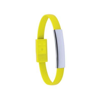 Cargador pulsera con conexión tipo-c Amarillo