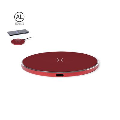 Cargador Qi 15W Aluminio Reciclado