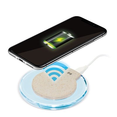 Cargador Qi Transparente ECO Friendly