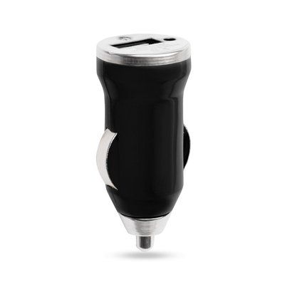 Cargador USB para coche de 1000 mAh Neg