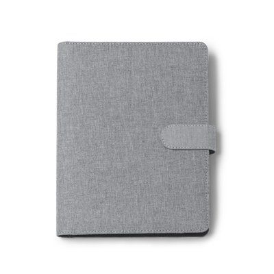 Carpeta A5 con bloc y cierre magnético Gris Vigore TALLA ÚNICA ADULTO