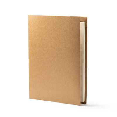 Carpeta de cartón con bloc extraíble Crudo