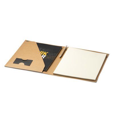 Carpeta de cartón con bloc extraíble