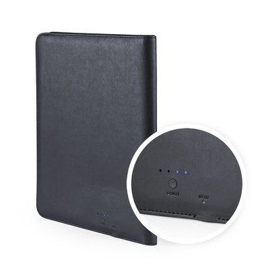 Carpeta con powerbank 5000 MAH integrado