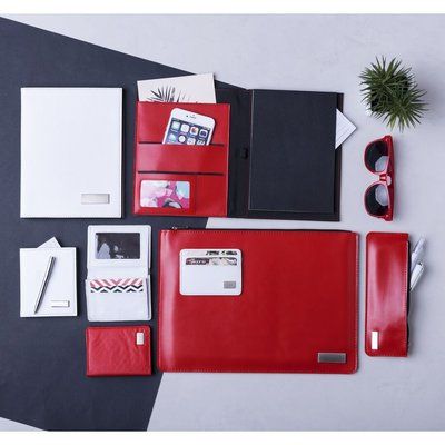 Carpeta con Bloc en Polipiel Colorida