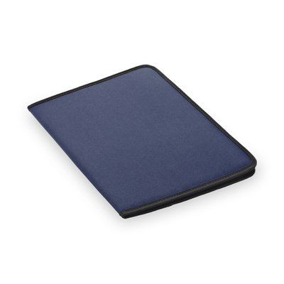 Carpeta de poliéster con bloc de notas y 2 bolsillos interiores Mar