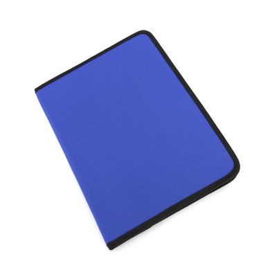 Carpeta de poliéster con bloc de notas y 2 bolsillos interiores