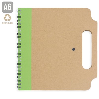 Carpeta Reciclada Bicolor con Libreta, Boli, Hojas y Asa PS