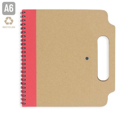 Carpeta Reciclada Bicolor con Libreta, Boli, Hojas y Asa