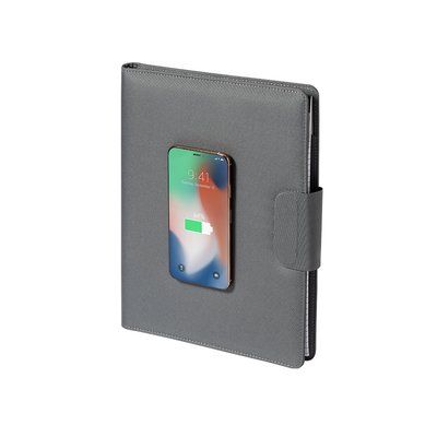 Carpeta RPET con Cargador Inalámbrico