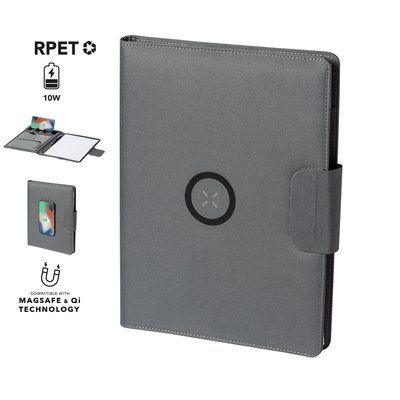 Carpeta RPET con Cargador Inalámbrico