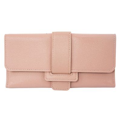 Cartera monedero en PU con cierre de botón RS
